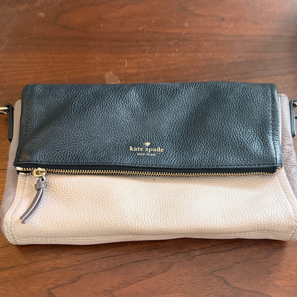 Kate Spade Black and Clutch